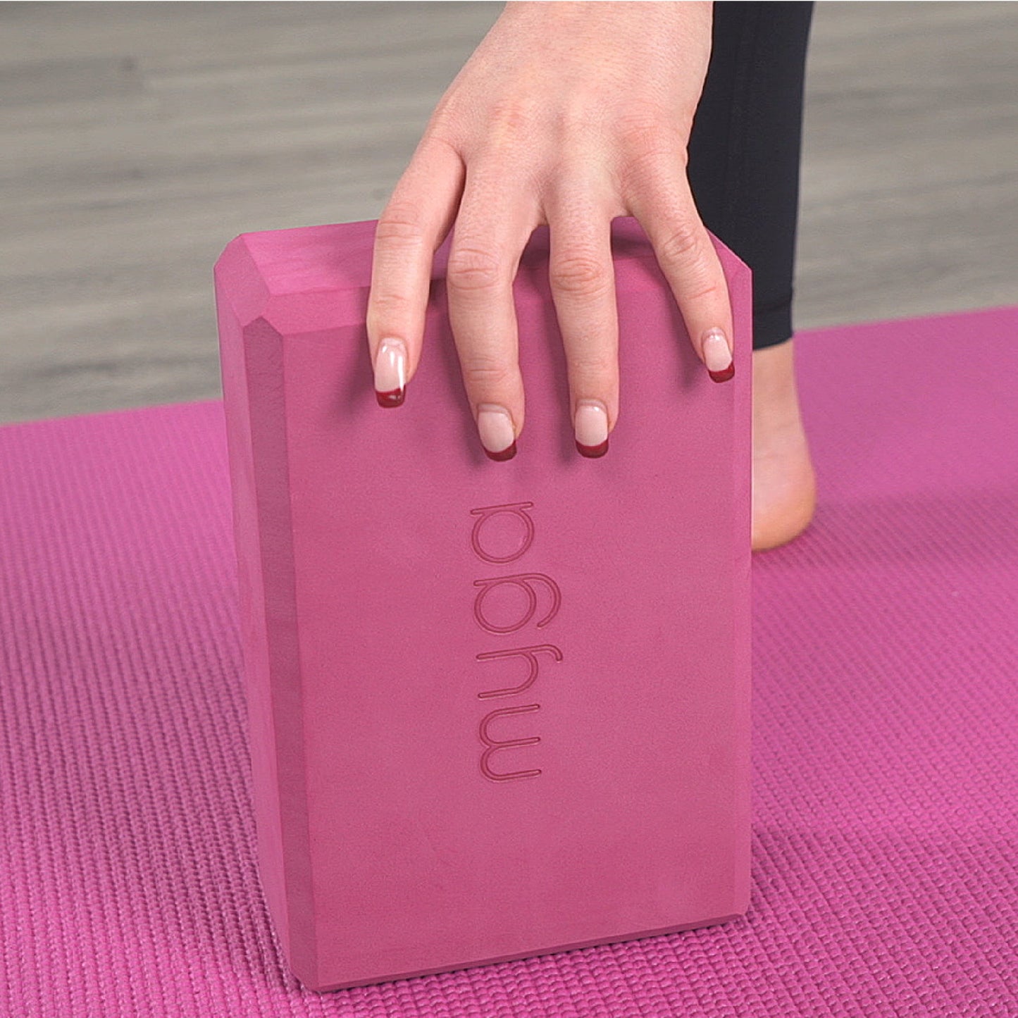 Yoga Blocks & Strap Set - Plum