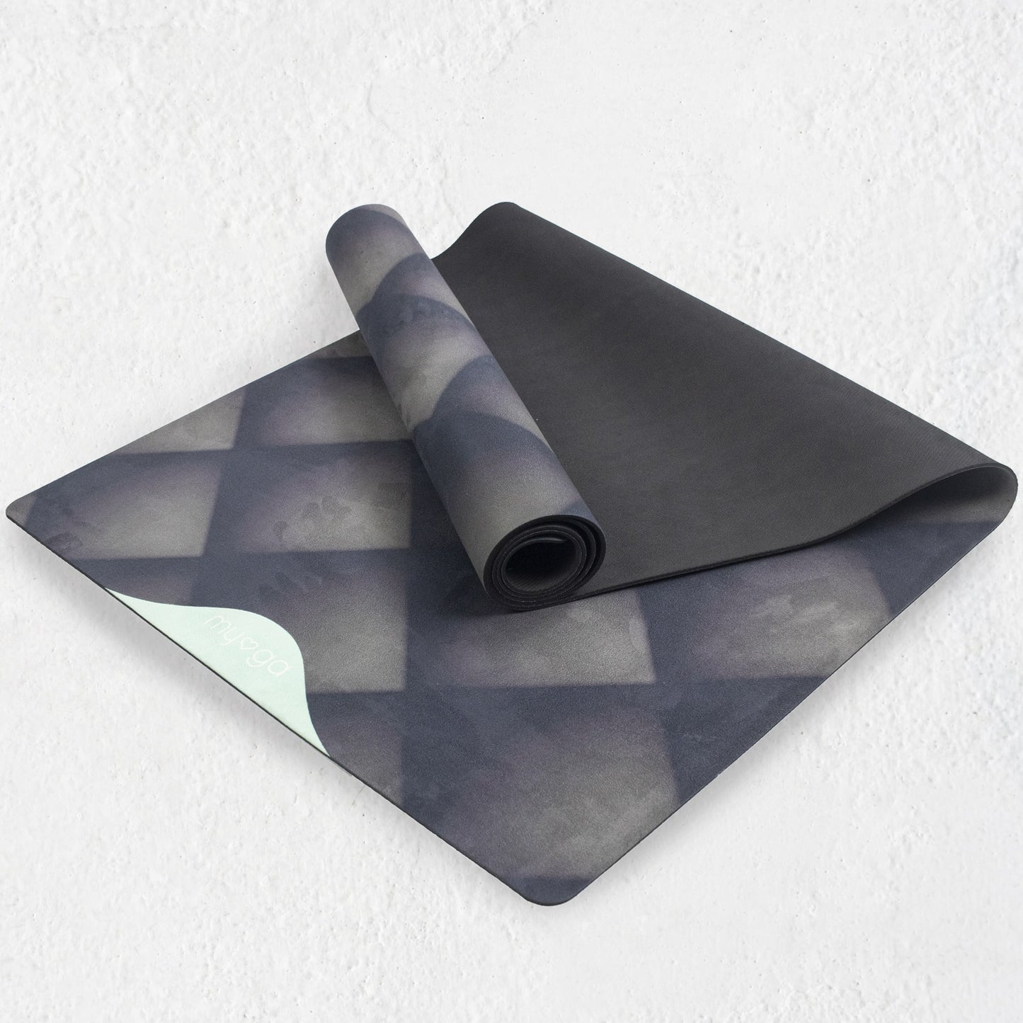 Black Luxurious Vegan Suede Yoga Mat