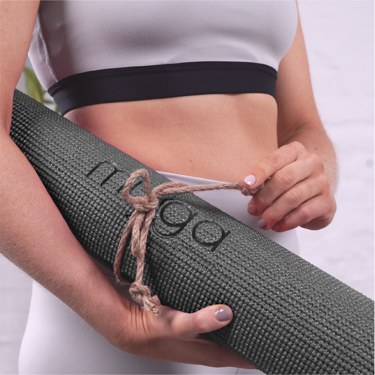 Yoga Mat - Black - Non-Slip Exercise Mat for Yoga & Fitness