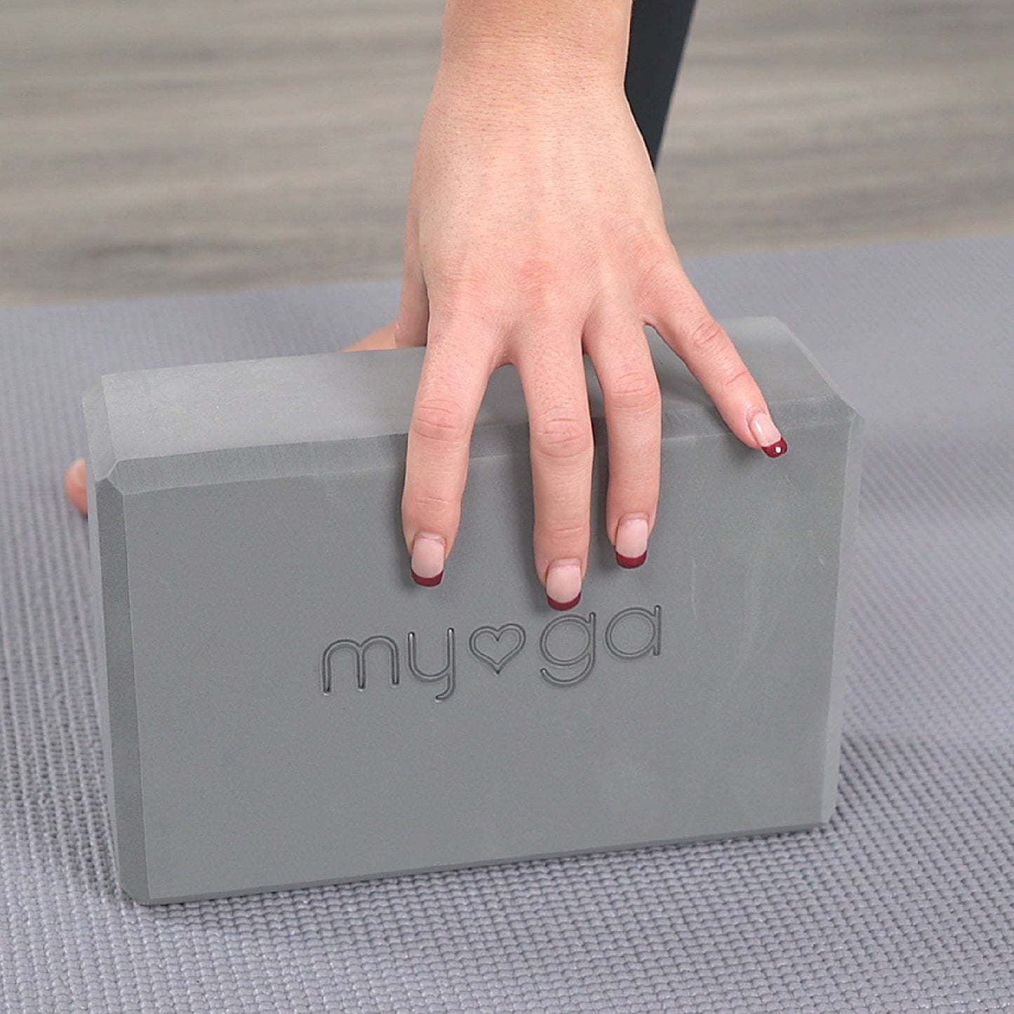 Yoga Blocks & Strap Set - Grey