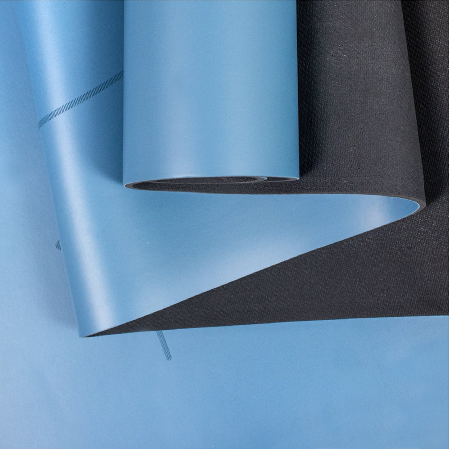 Extra Large Blue Lotus Alignment Yoga Mat