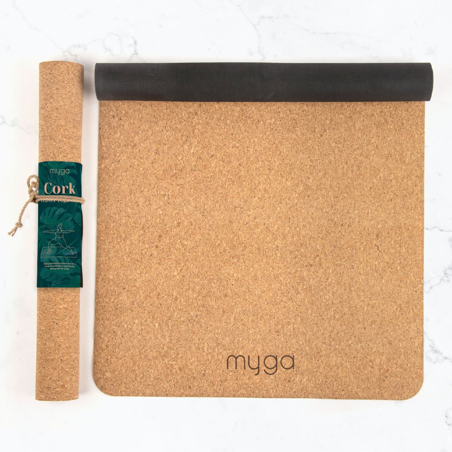 Cork/Rubber Yoga Mat