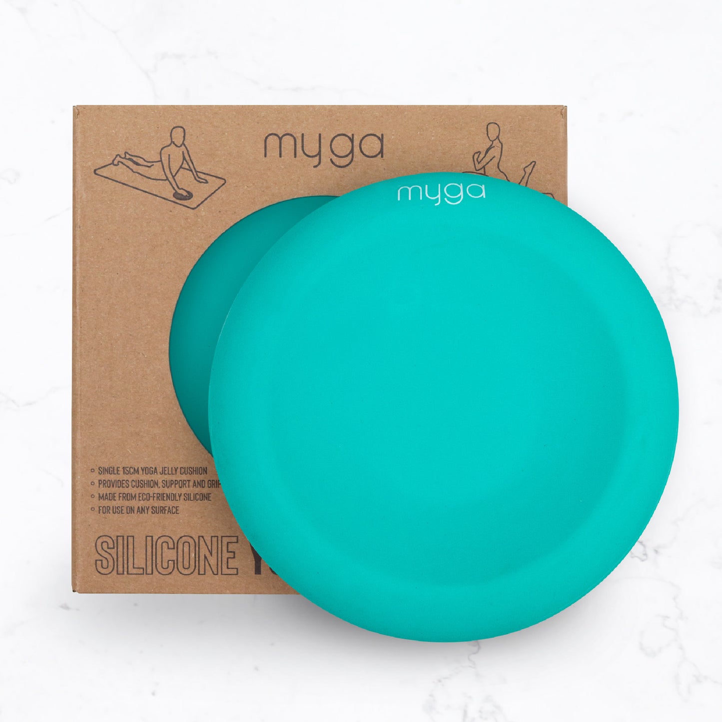 Yoga Support Jelly Pad - Turquoise