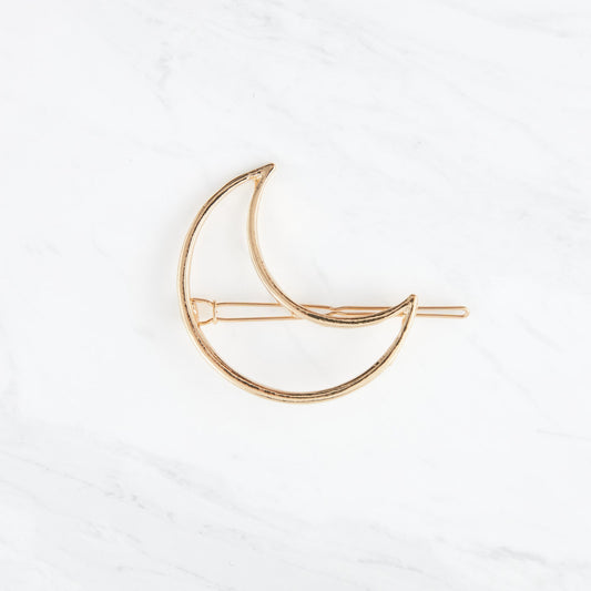 Crescent Moon Hair Clip