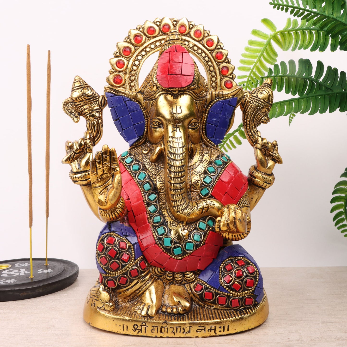 Lord Ganesha Mosaic Statue