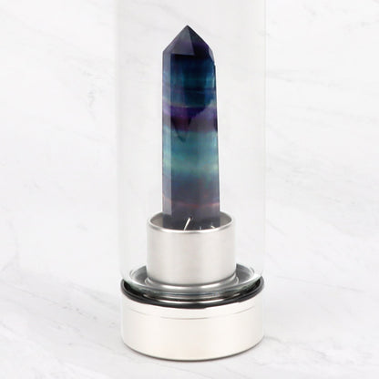 Crystal Water Bottle - Fluorite