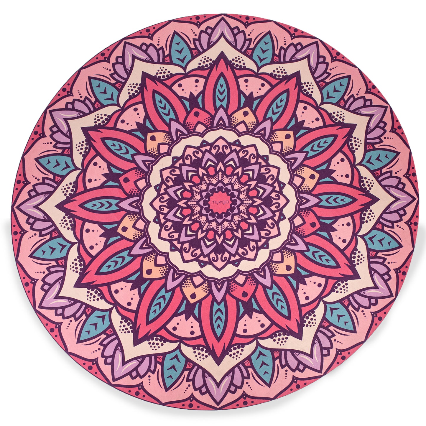 Round Mandala Yoga Mat - 139cm Diameter