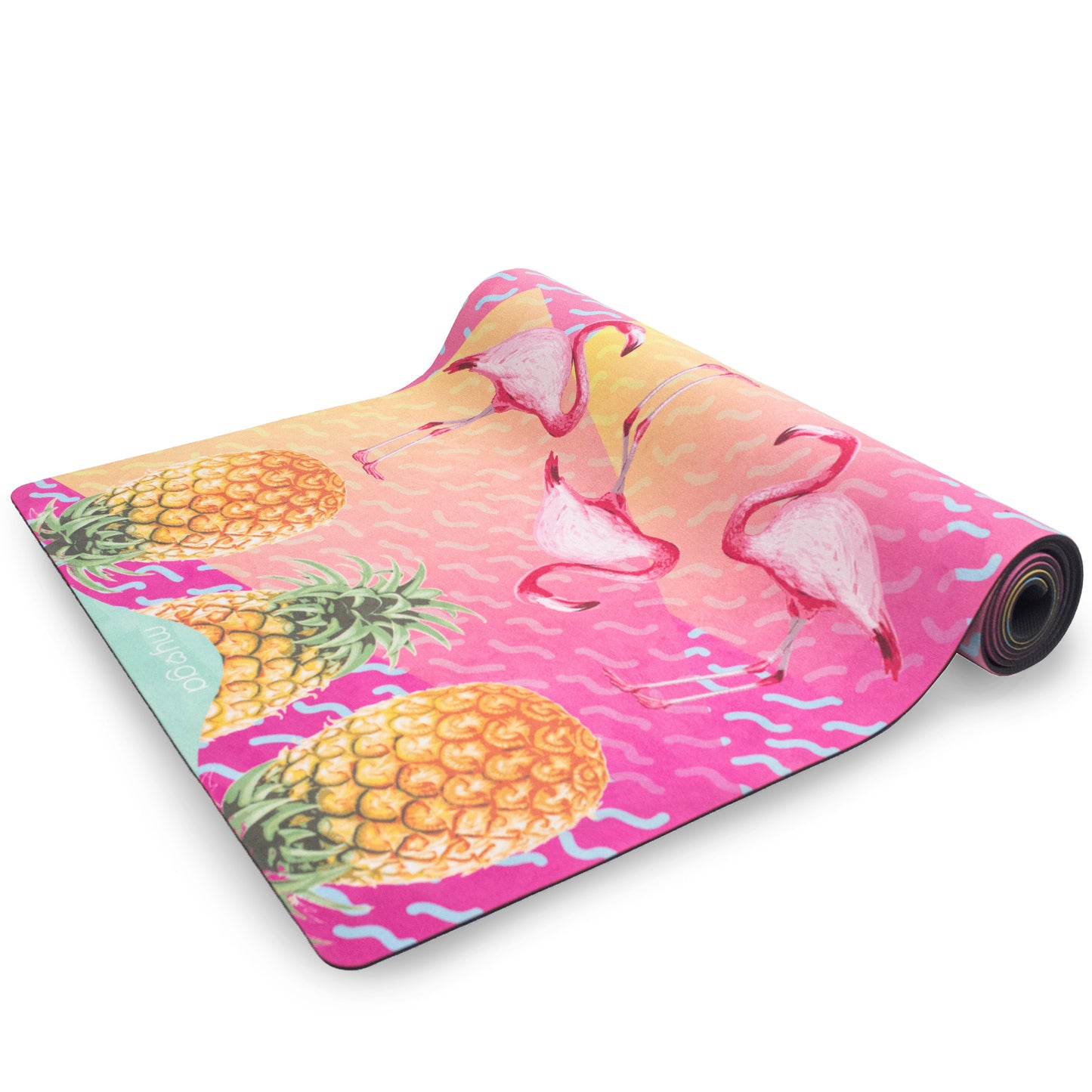 Tropical Luxurious Vegan Suede Yoga Mat