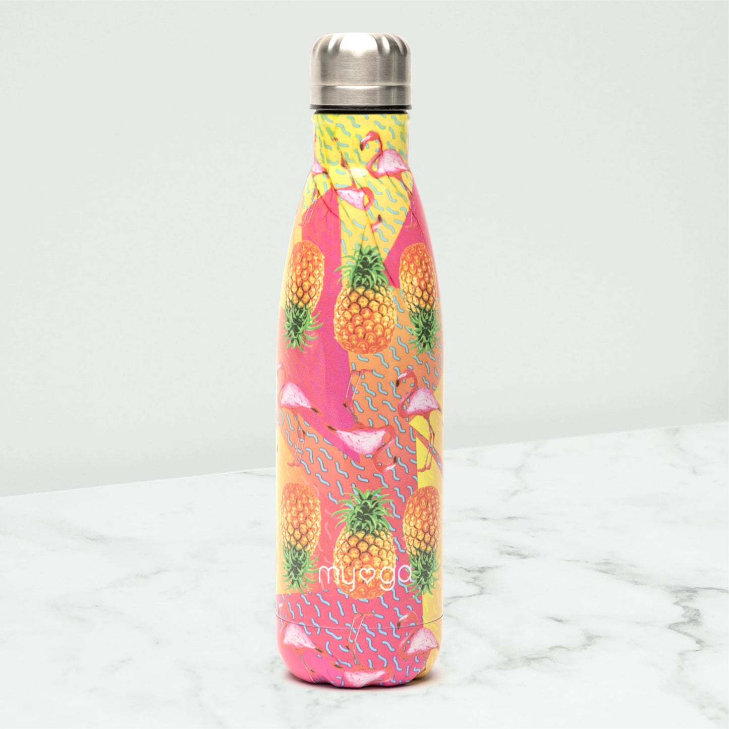 Metal Water Bottle 500ml - Tropical