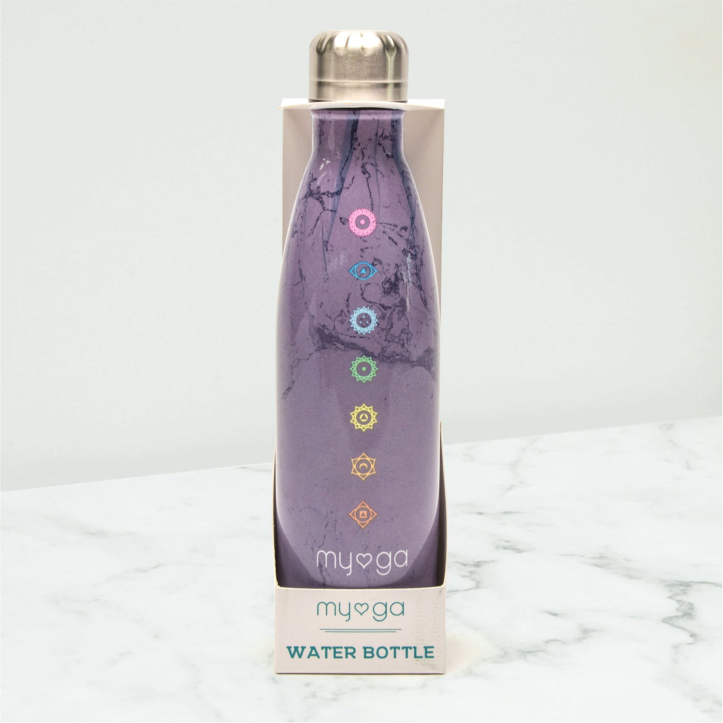 Metal Water Bottle 500ml - Chakra