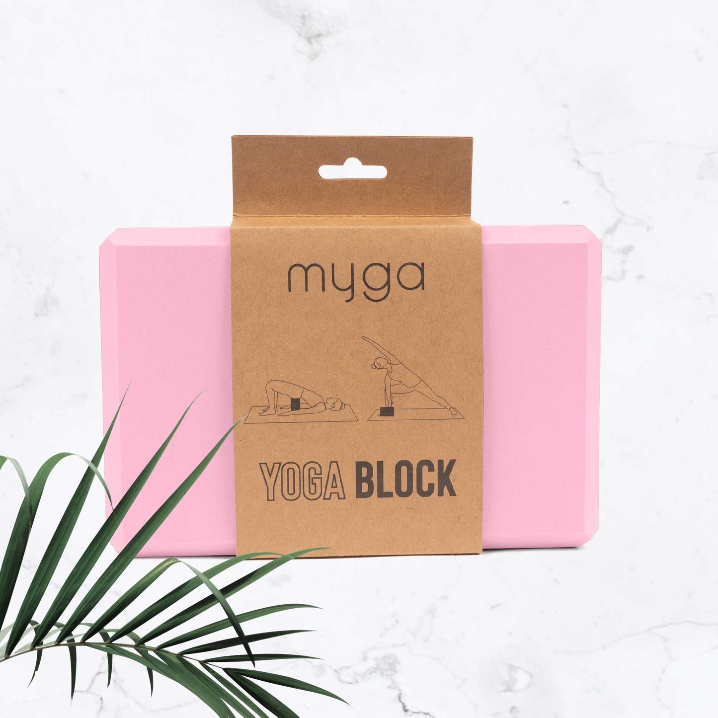 Foam Yoga Block - Dusty Pink