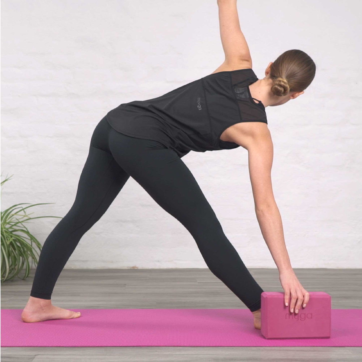 Foam Yoga Block - Plum