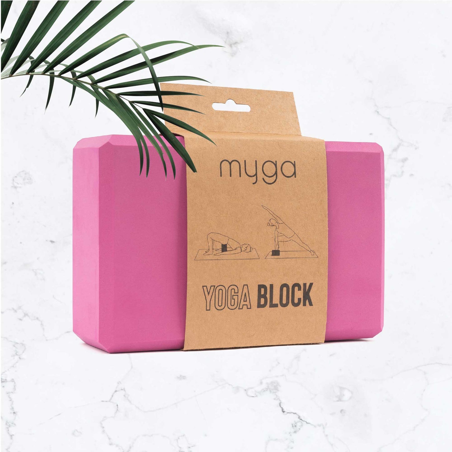 Foam Yoga Block - Plum