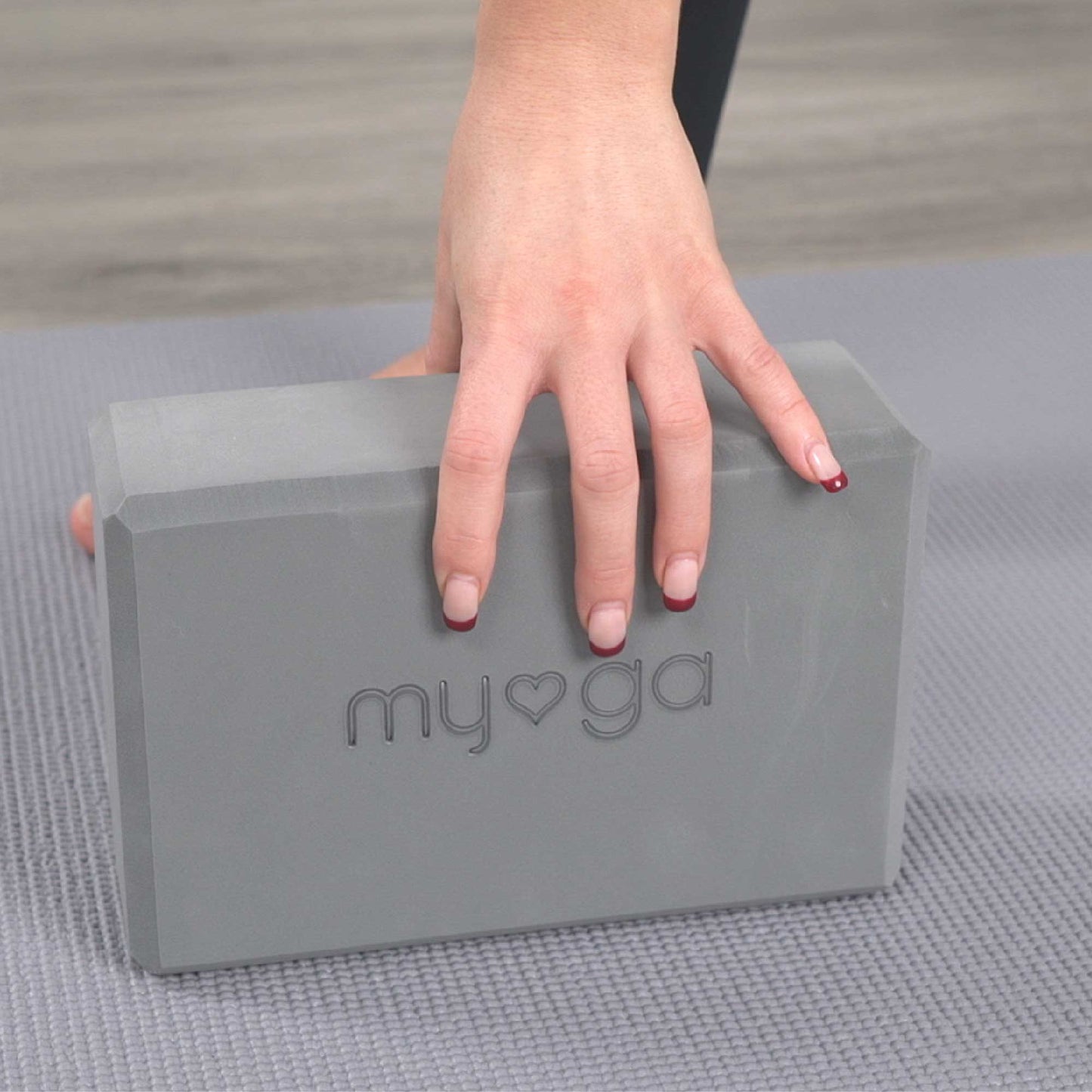 Foam Yoga Block - Grey