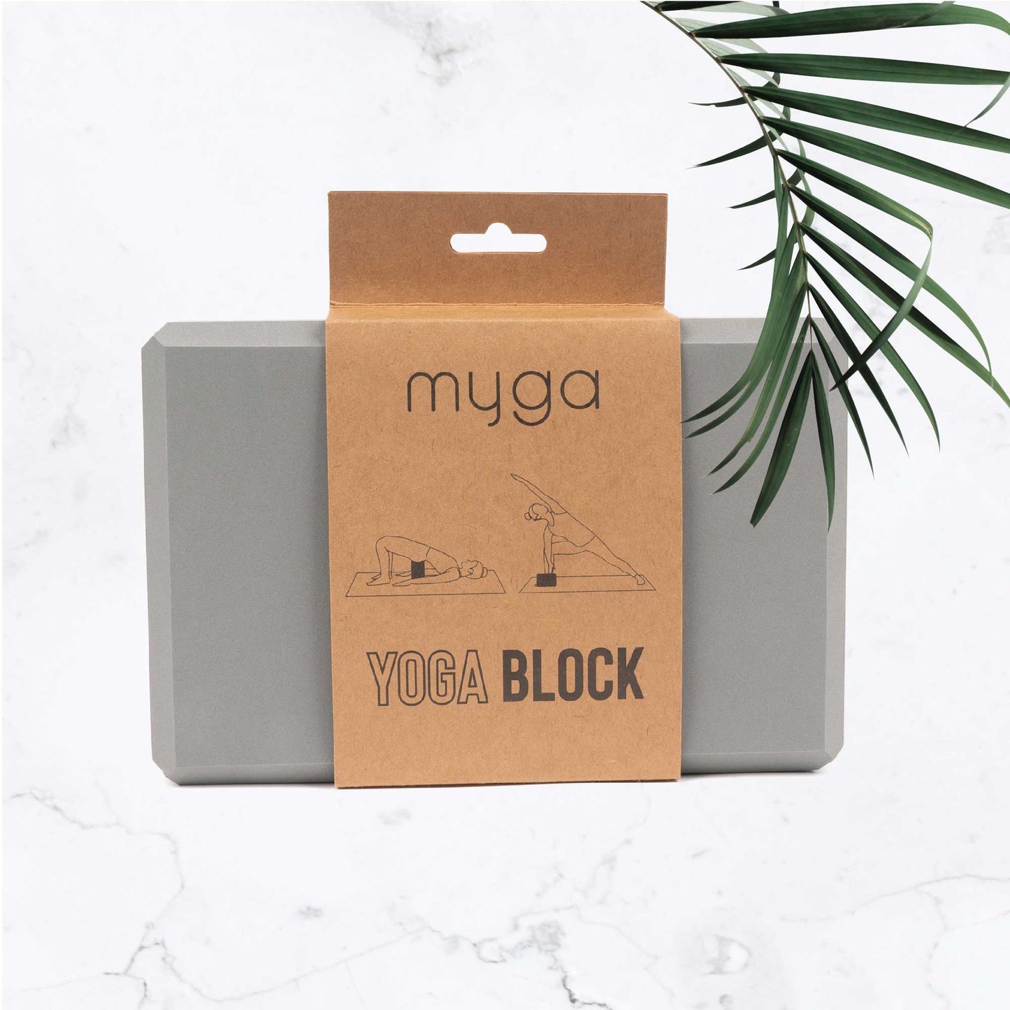 Foam Yoga Block - Grey