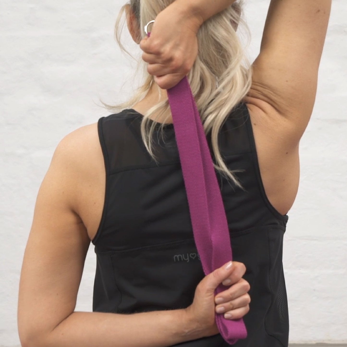 2 in 1 Yoga Belt & Sling - Plum