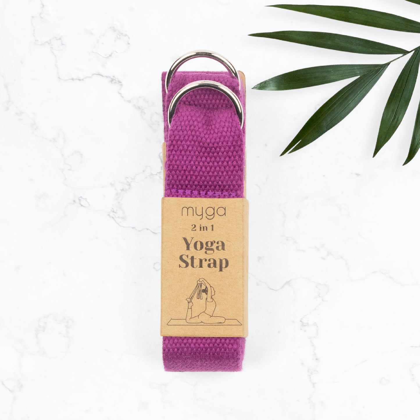 2 in 1 Yoga Belt & Sling - Plum