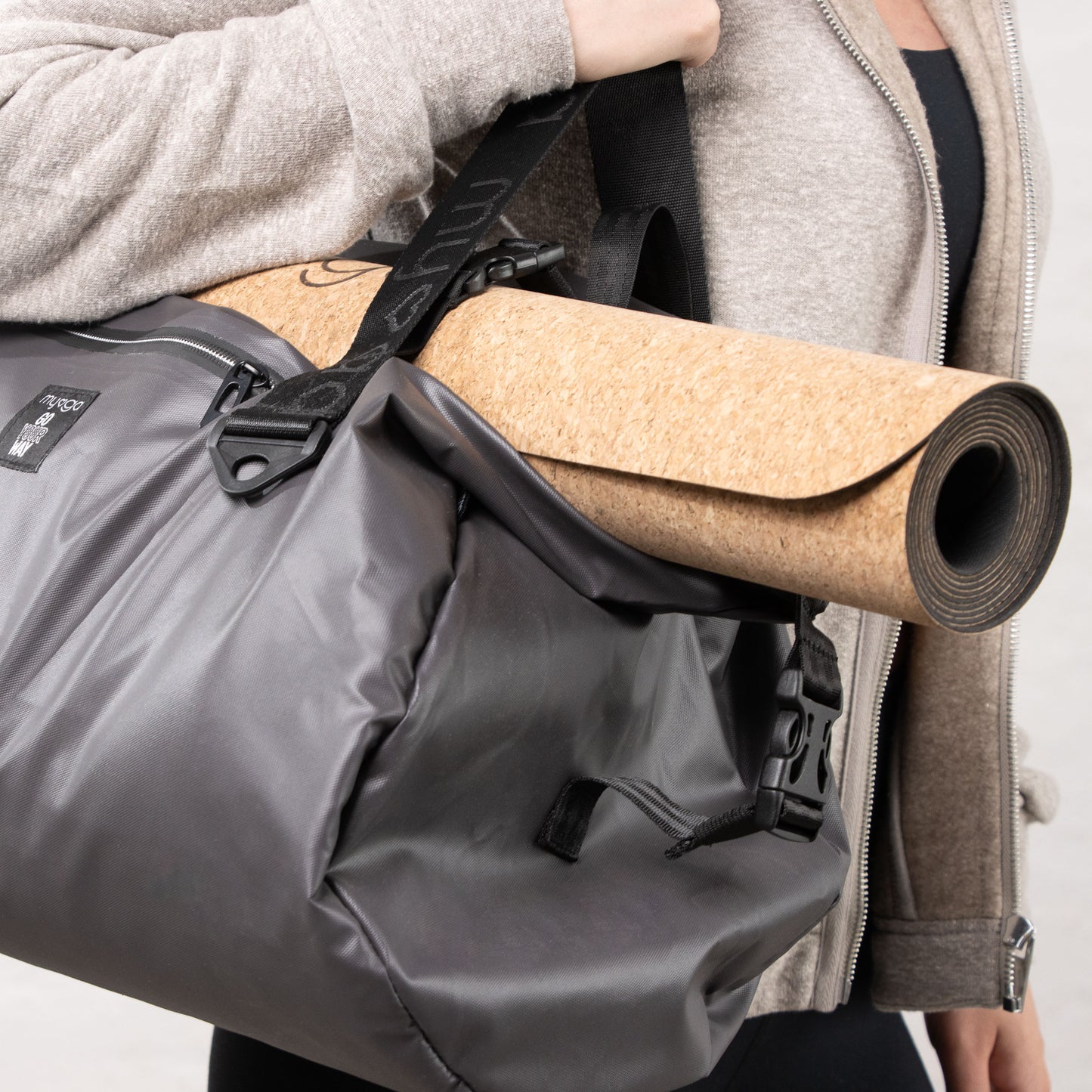 Vegan Messenger Yoga Bag