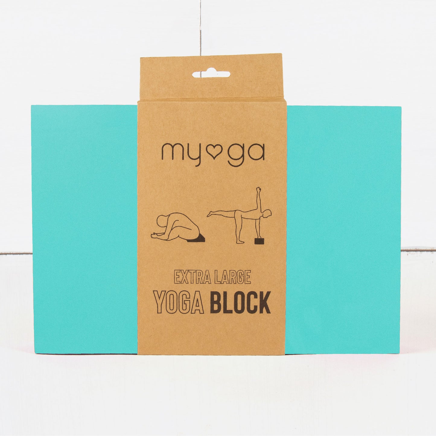 Extra Large Foam Yoga Block - Turquoise