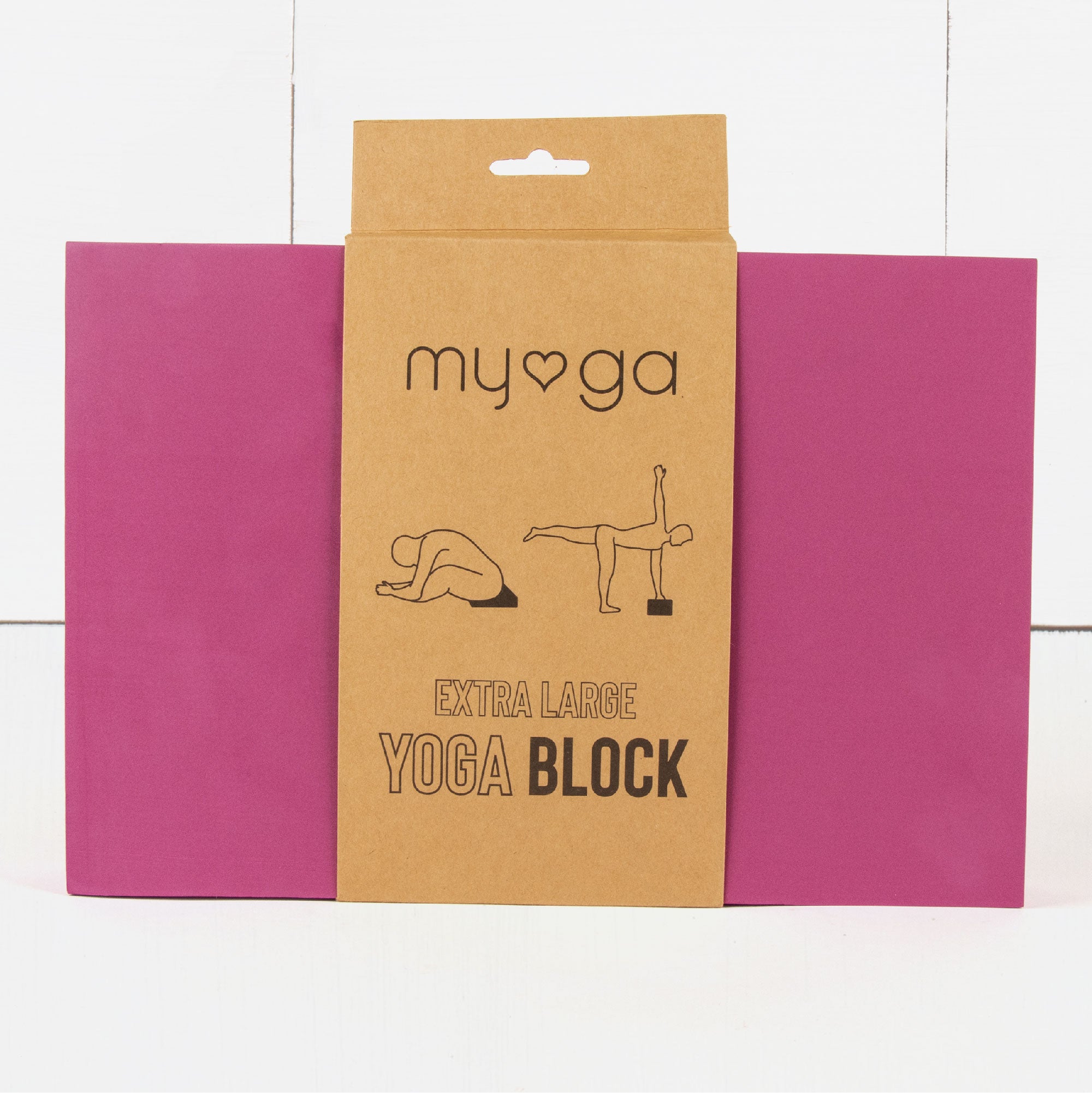 Extra Large Foam Yoga Block - Plum –