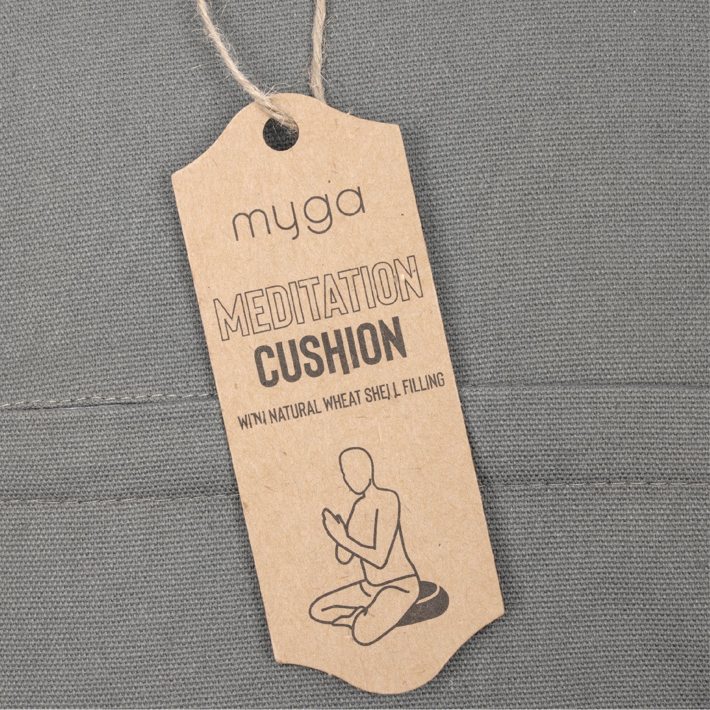 Zafu Meditation Cushion - Grey