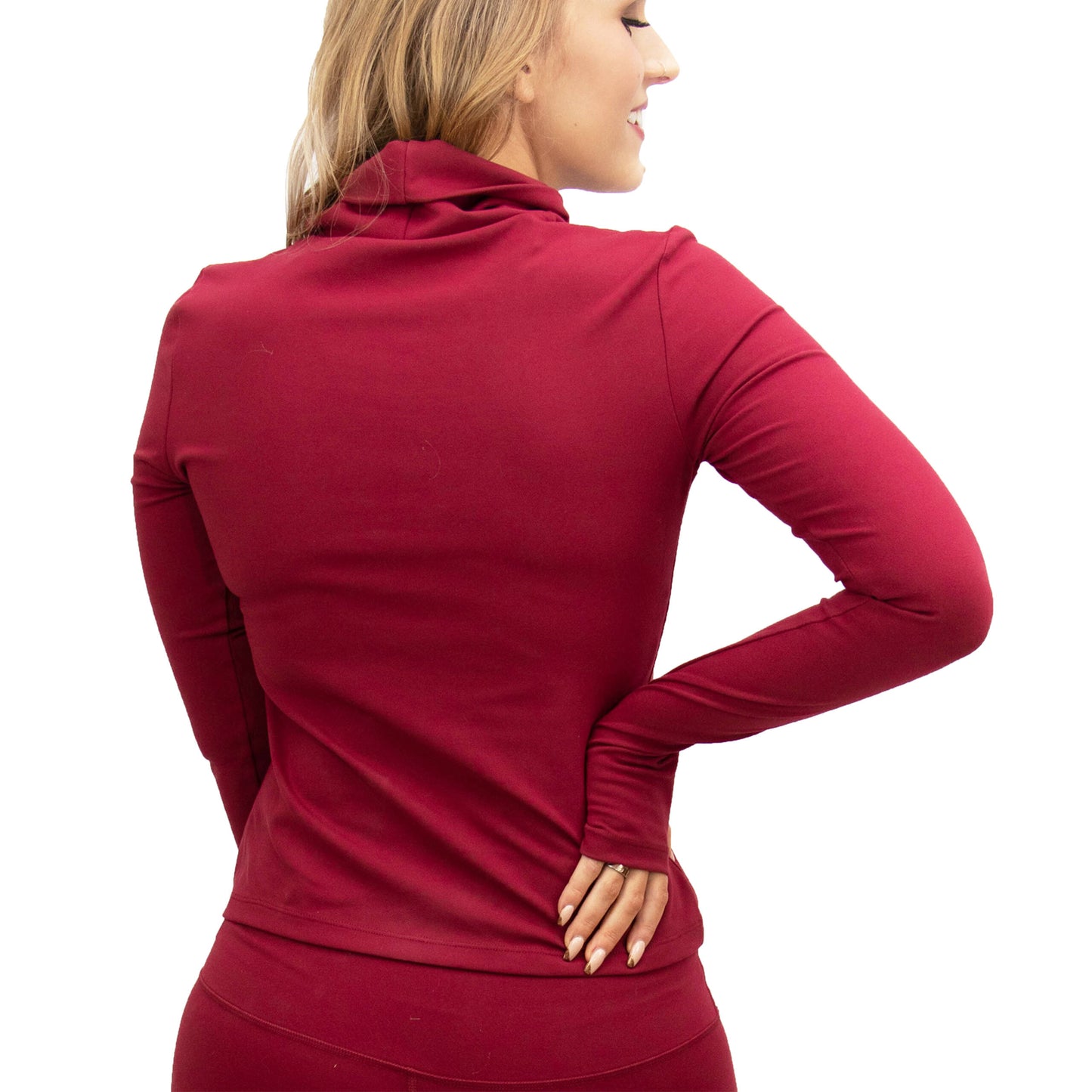 Long Sleeve Top - Maroon