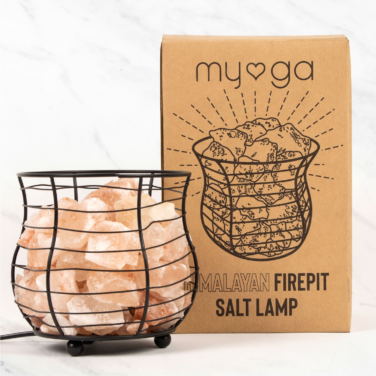 Himalayan Fire Pit Salt Lamp 3-5kg