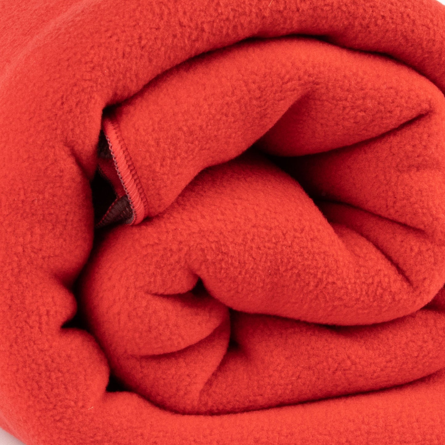 Fleece Yoga Blanket - Red