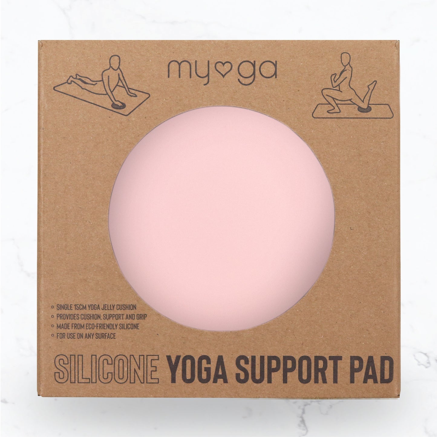 Yoga Support Jelly Pad - Pink