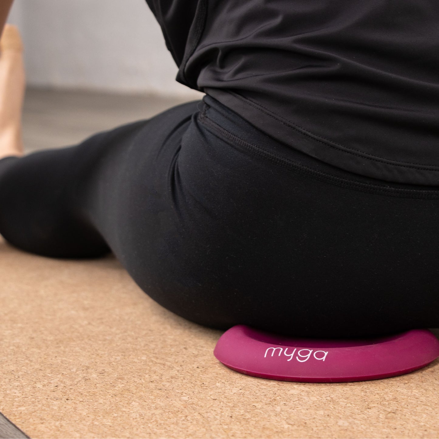 Yoga Support Jelly Pad - Plum