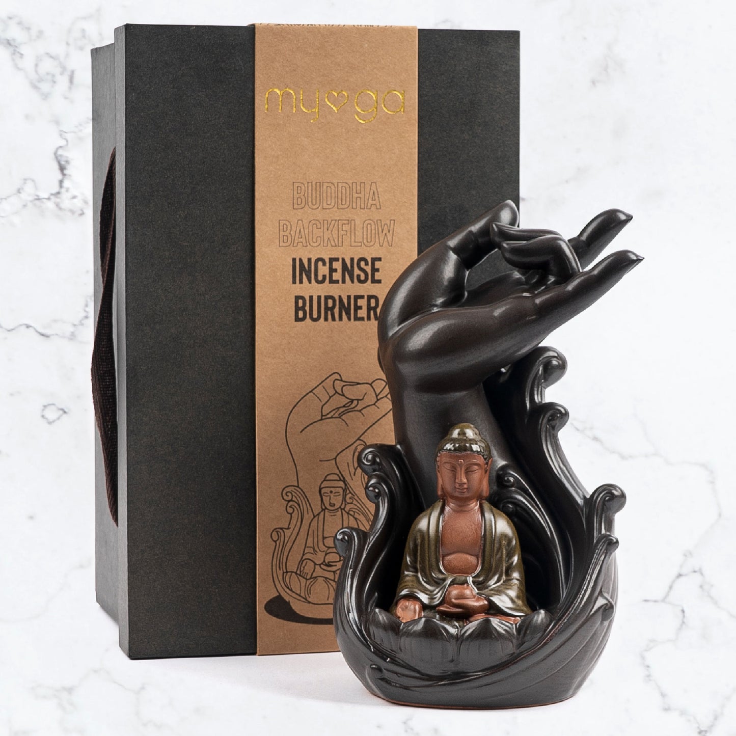 Backflow Incense Burner - Buddha