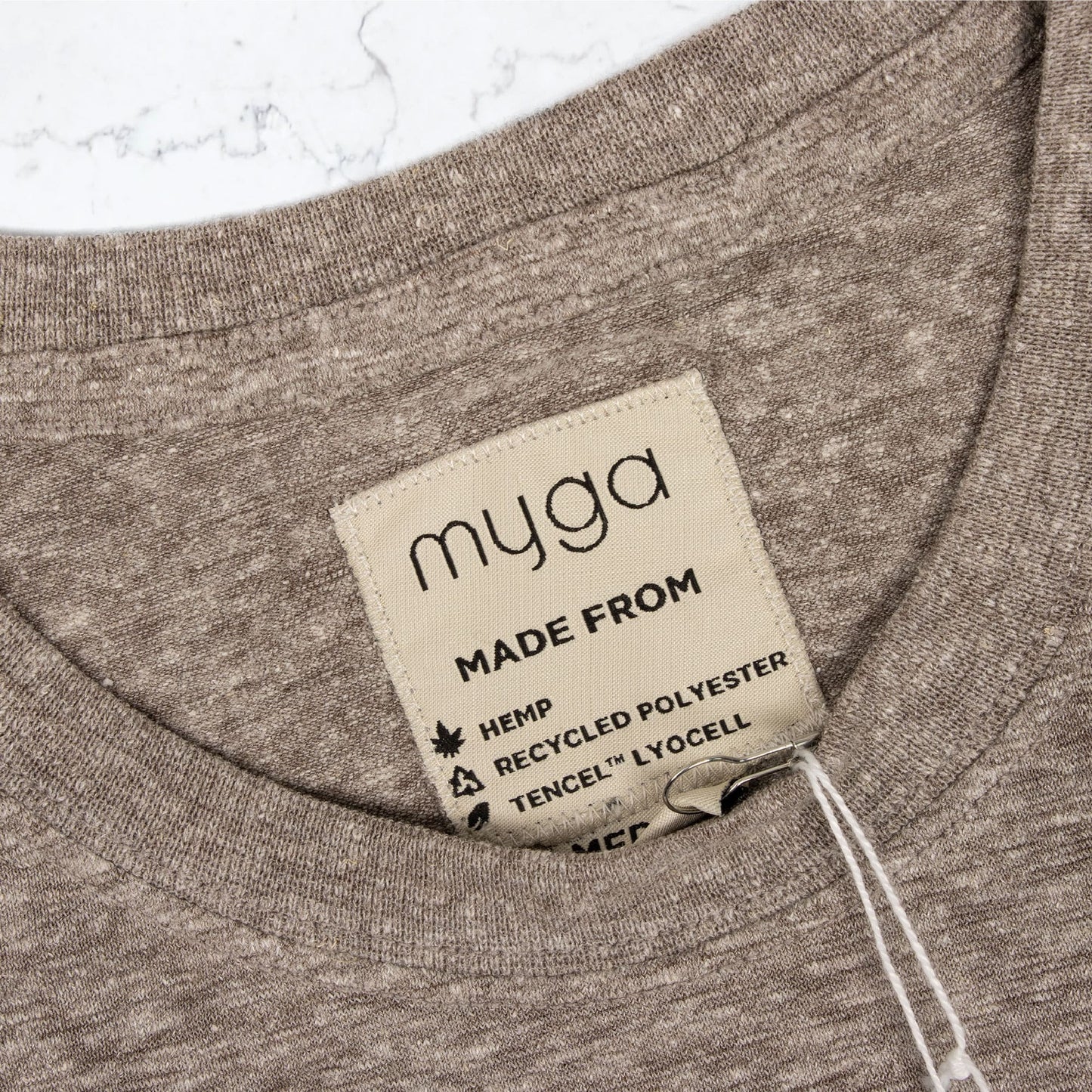 Unisex Hemp T-shirt Oatmeal Heather