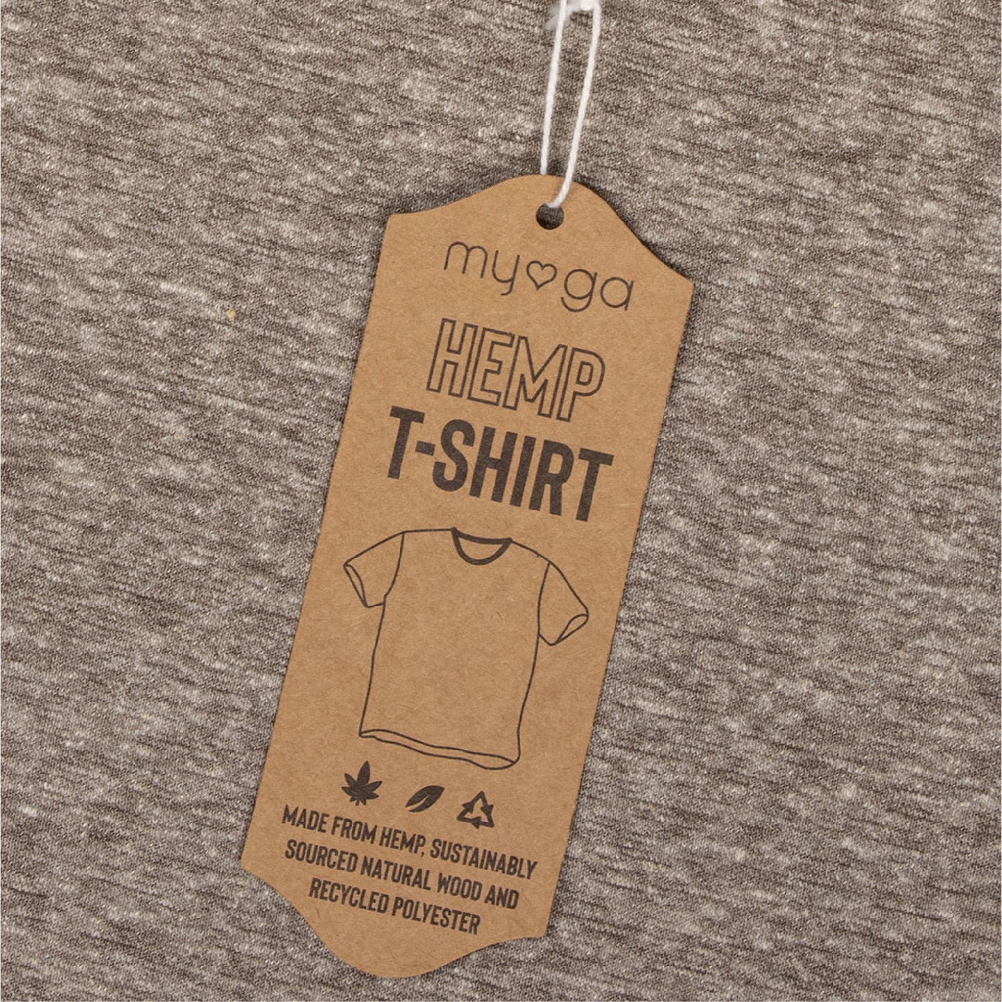 Unisex Hemp T-shirt Oatmeal Heather