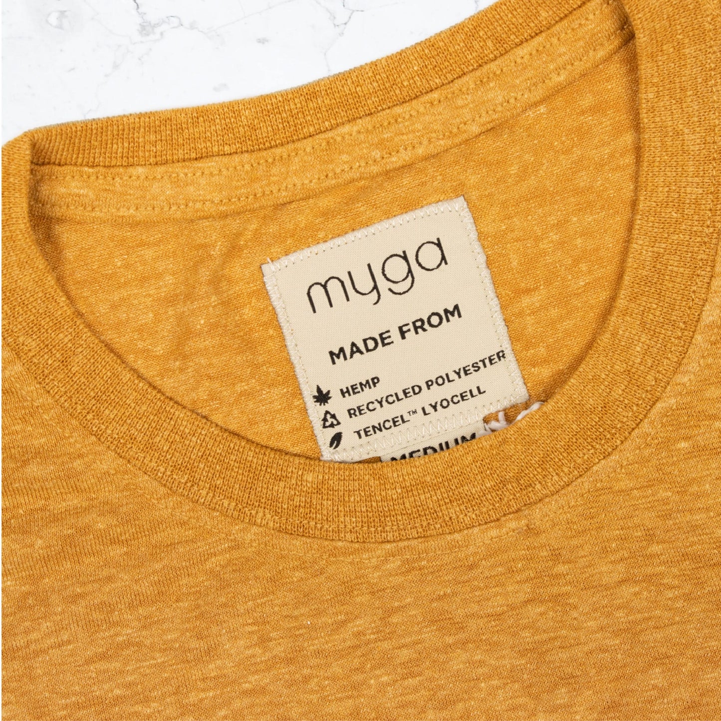 Unisex Hemp T-shirt Toffee Heather