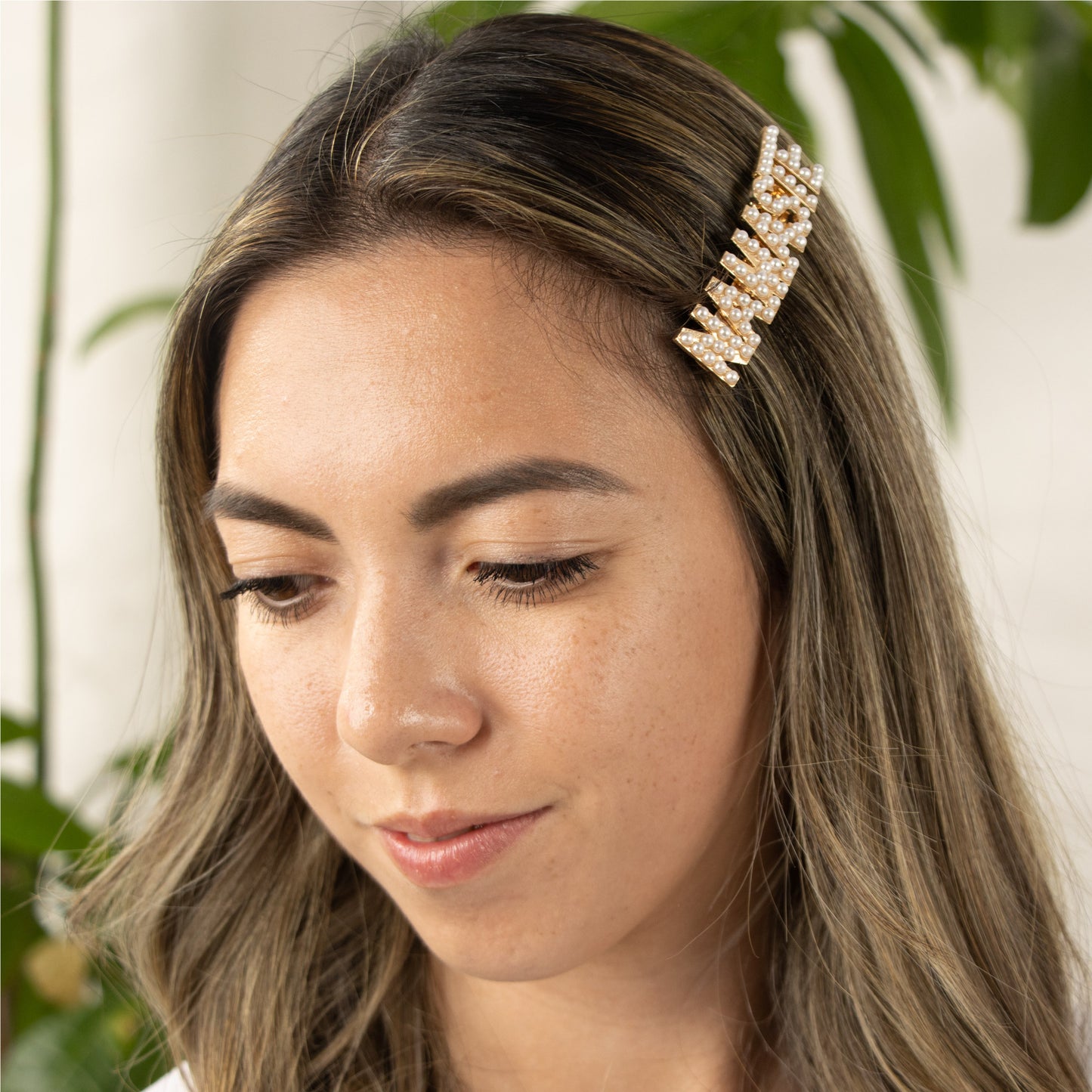 Namaste Pearl Hair Clip