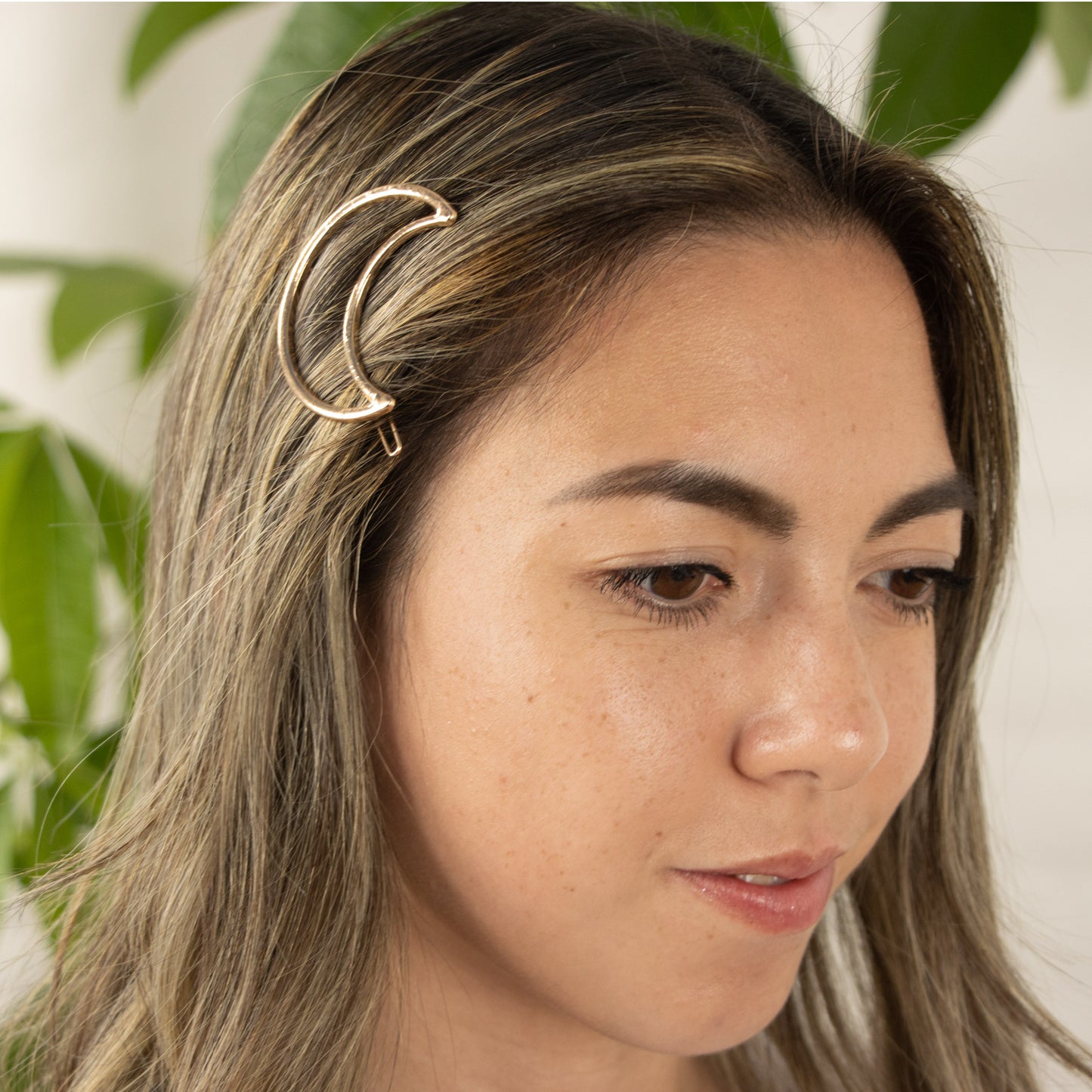 Crescent Moon Hair Clip