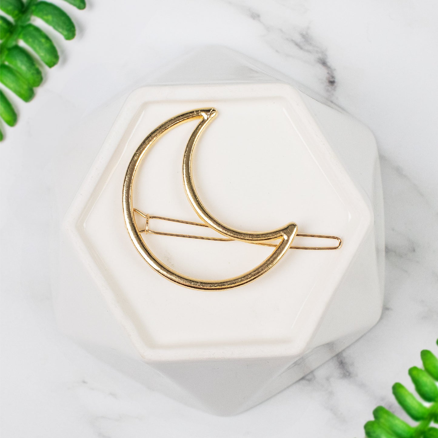 Crescent Moon Hair Clip