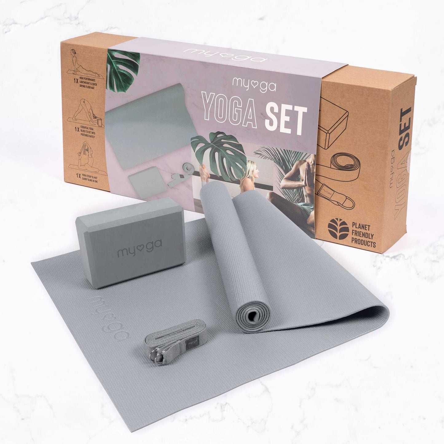 Yoga Starter Kit - Grey