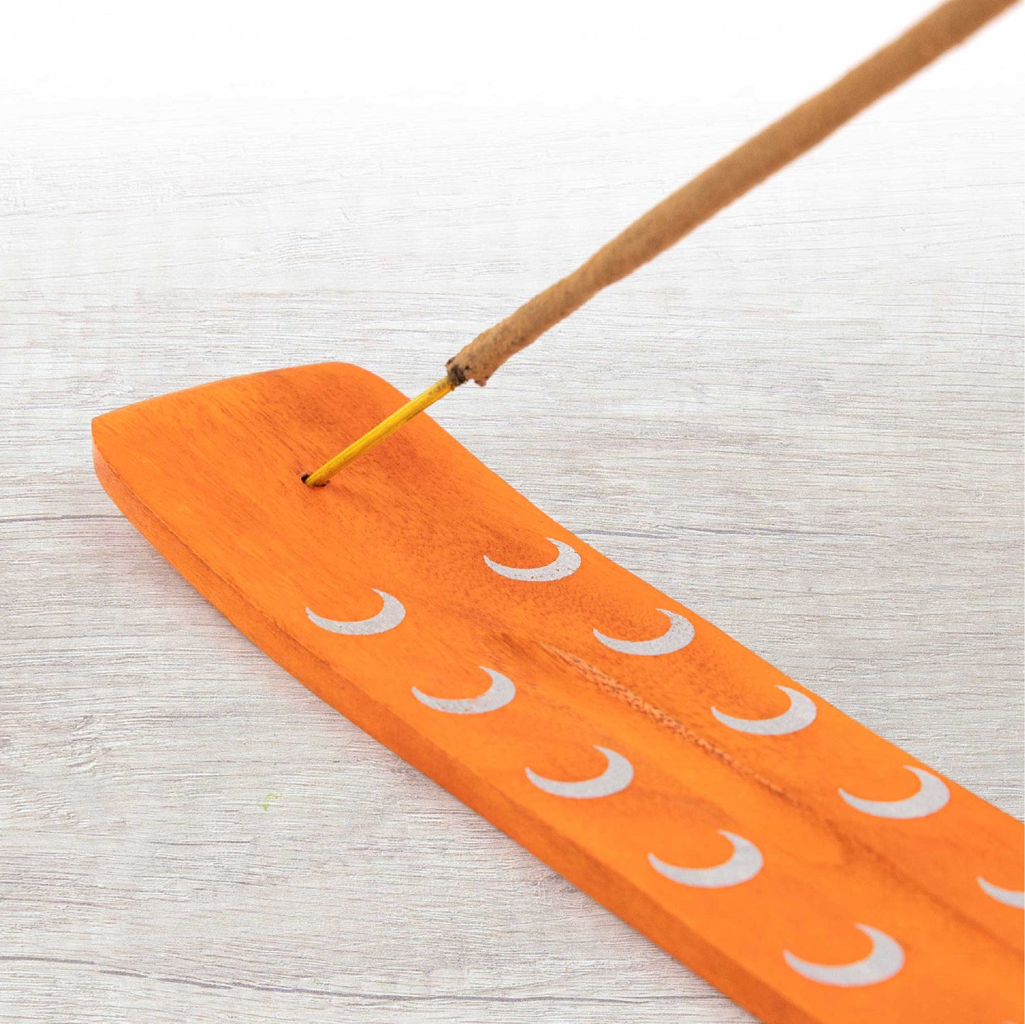 Crescent Glow Incense Holder Set