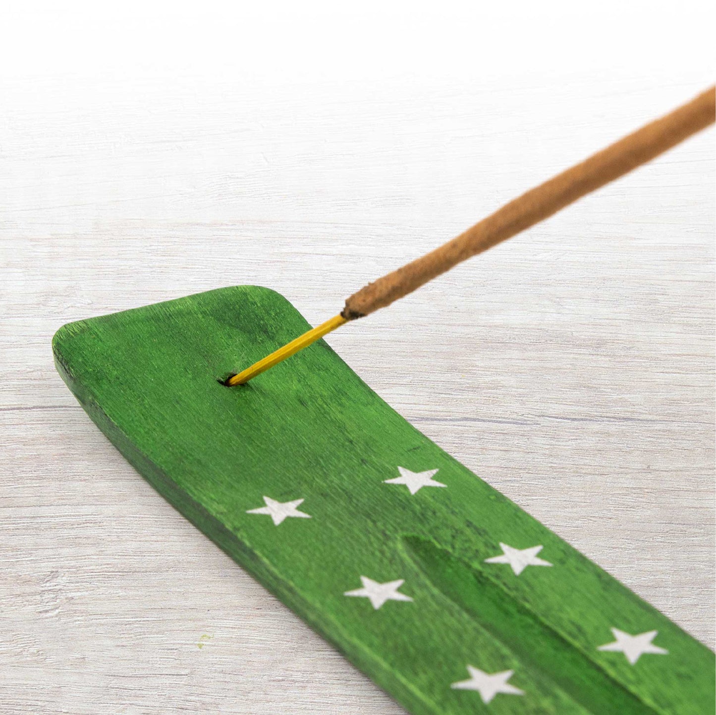 Incense Holder - Green Moon