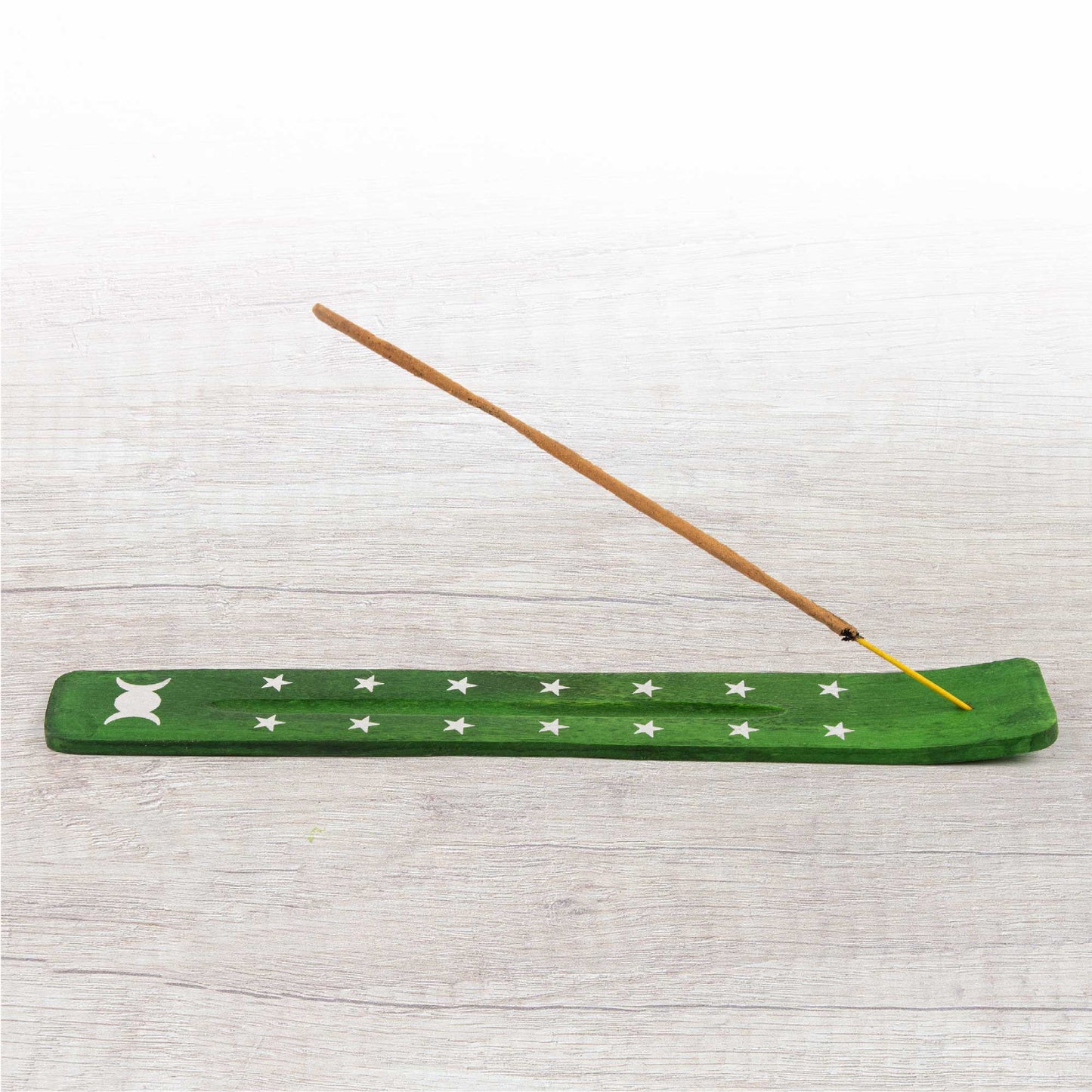 Incense Holder - Green Moon