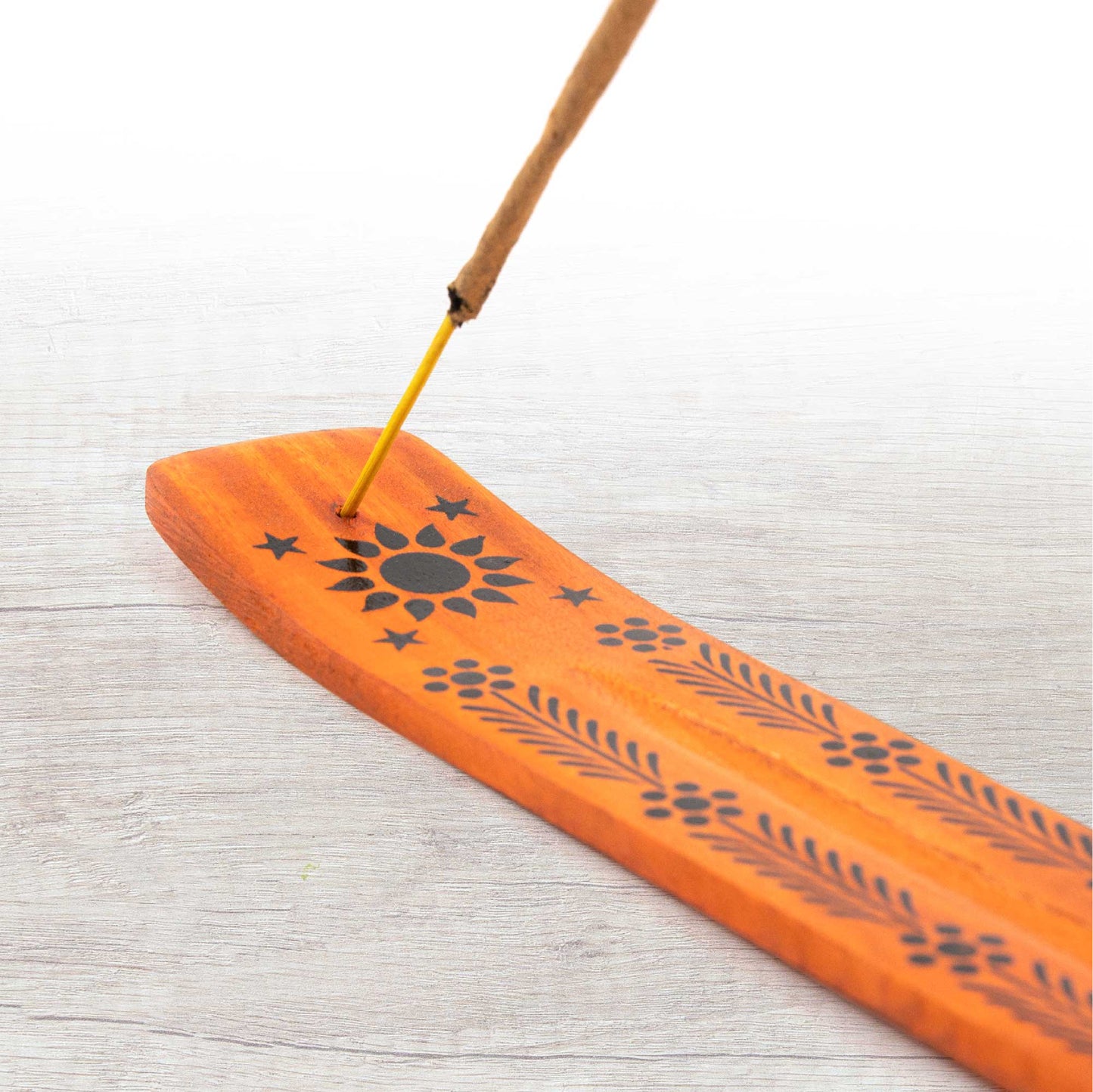 Incense Holder - Orange Sun