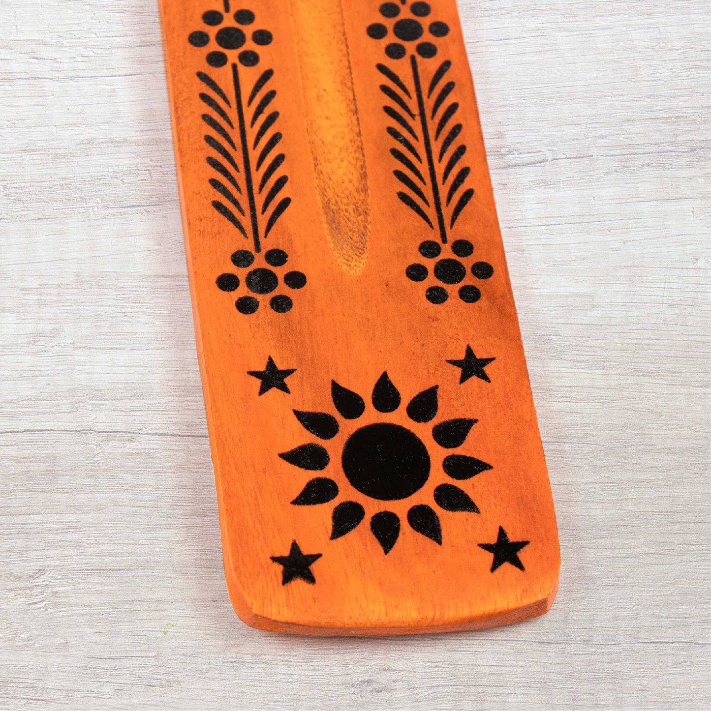 Incense Holder - Orange Sun