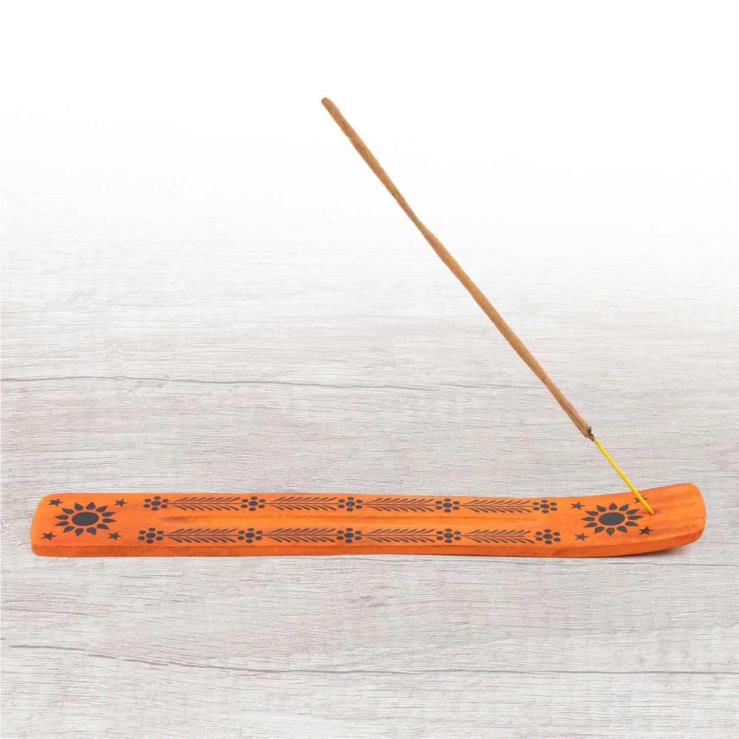 Incense Holder - Orange Sun