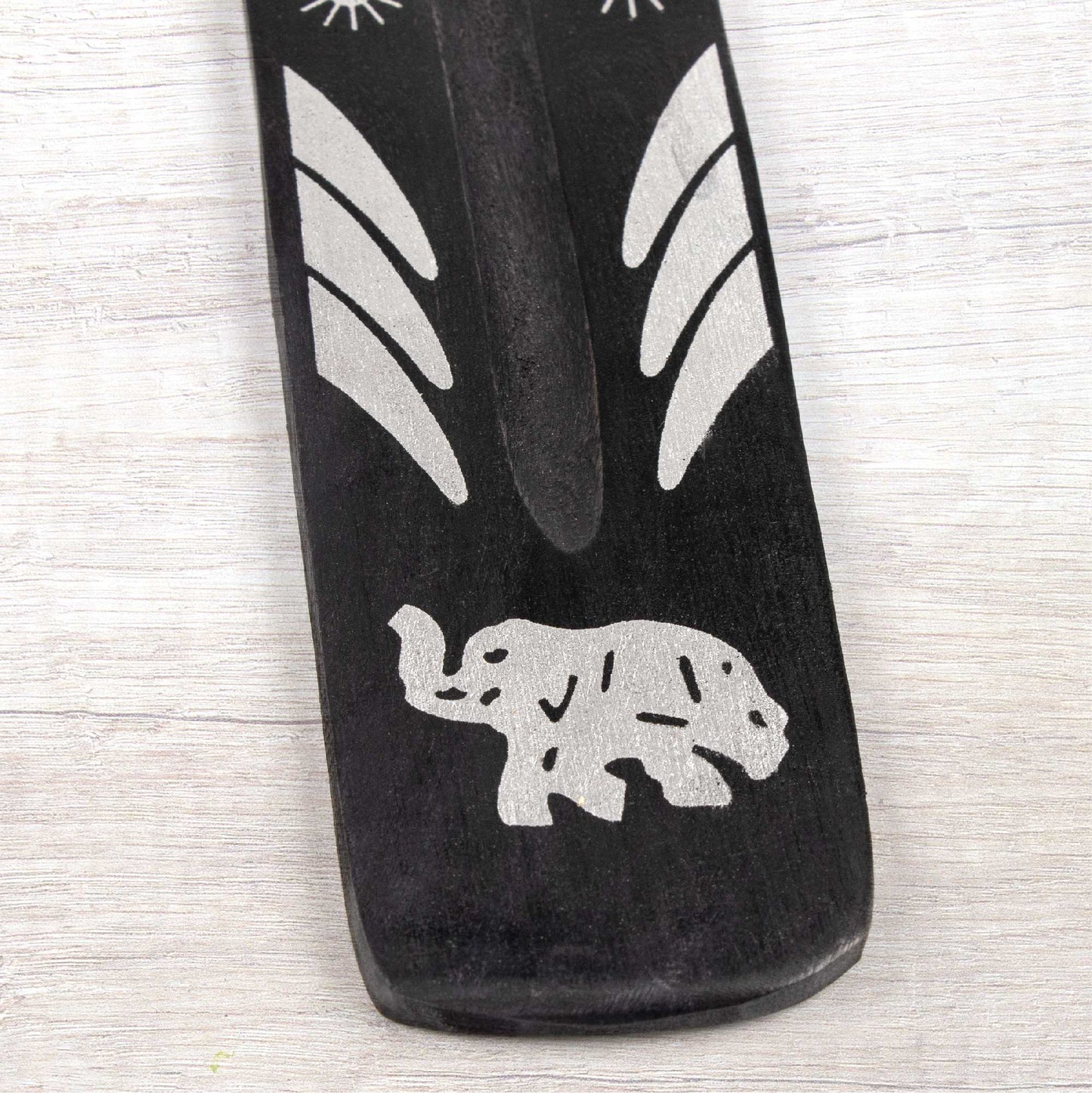 Incense Holder - Black Elephant