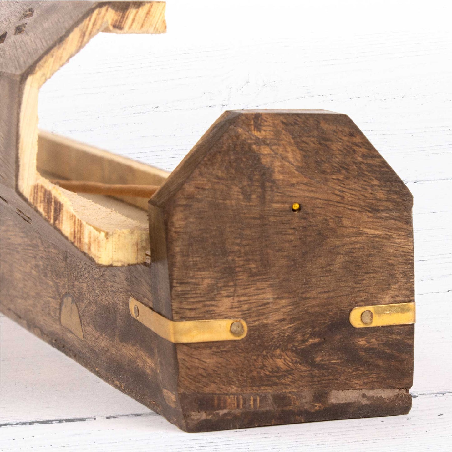 Wooden Incense Box - Sun Rays