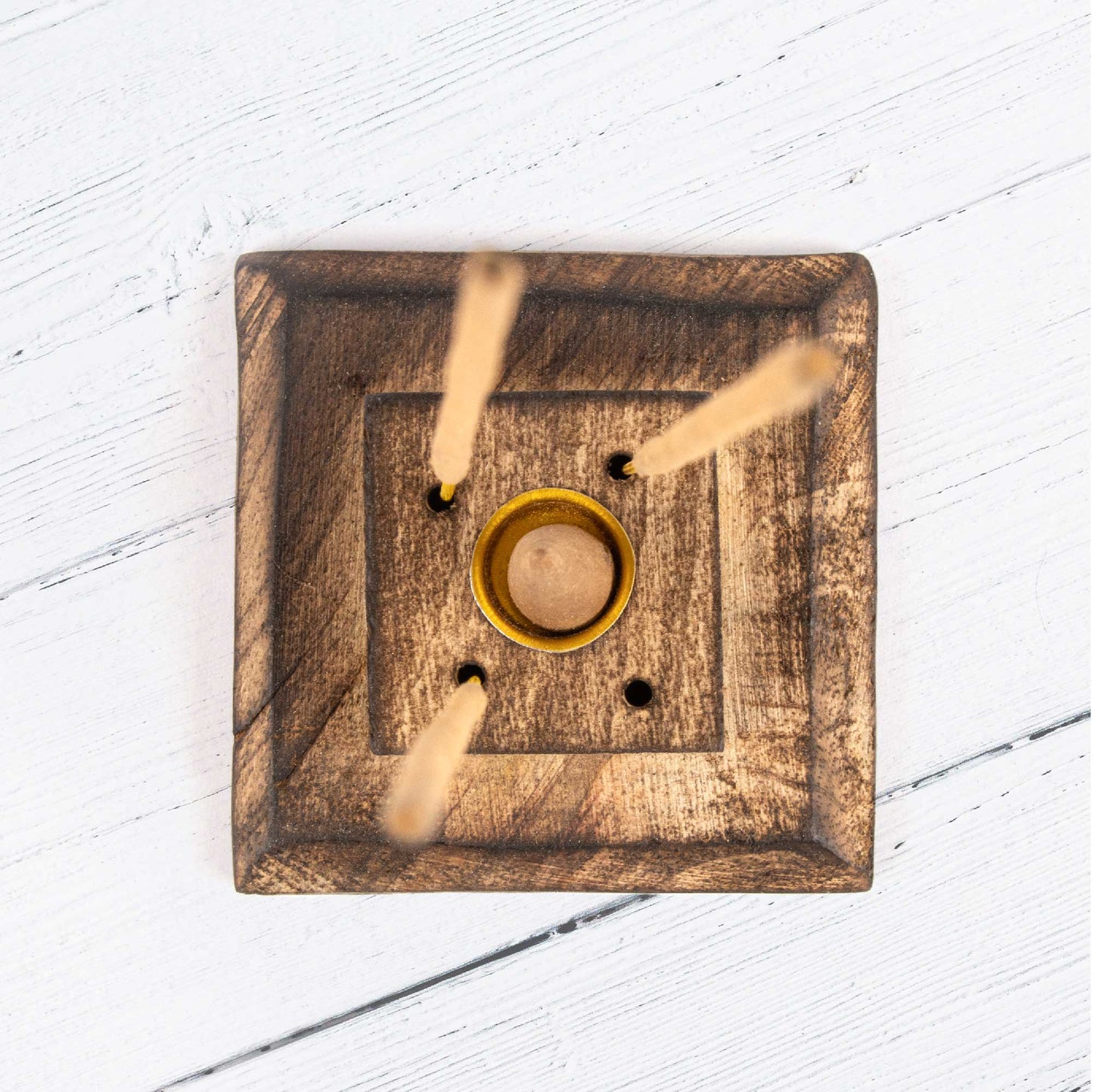 Incense Tower - Carved Wood