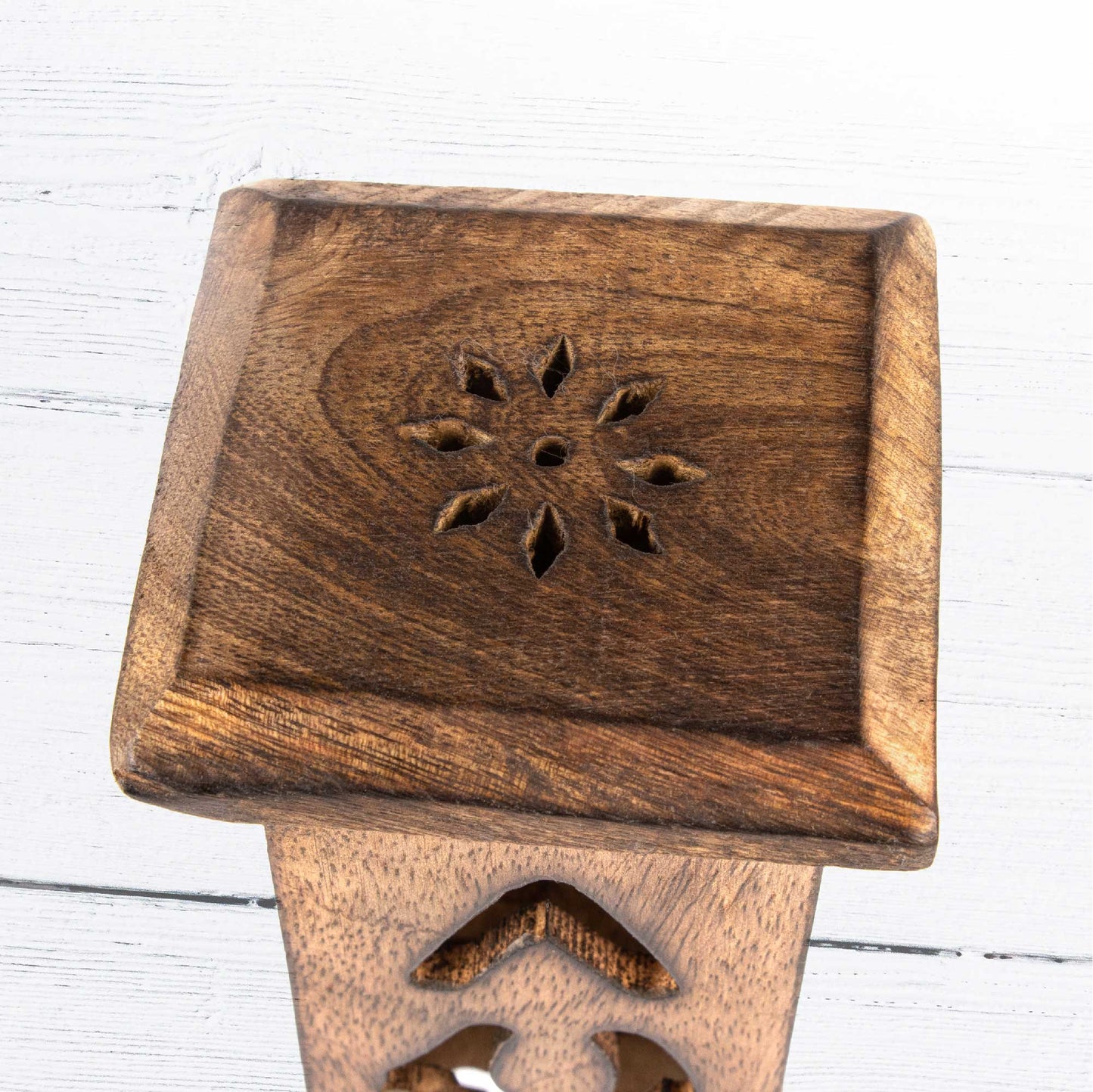 Incense Tower - Carved Wood