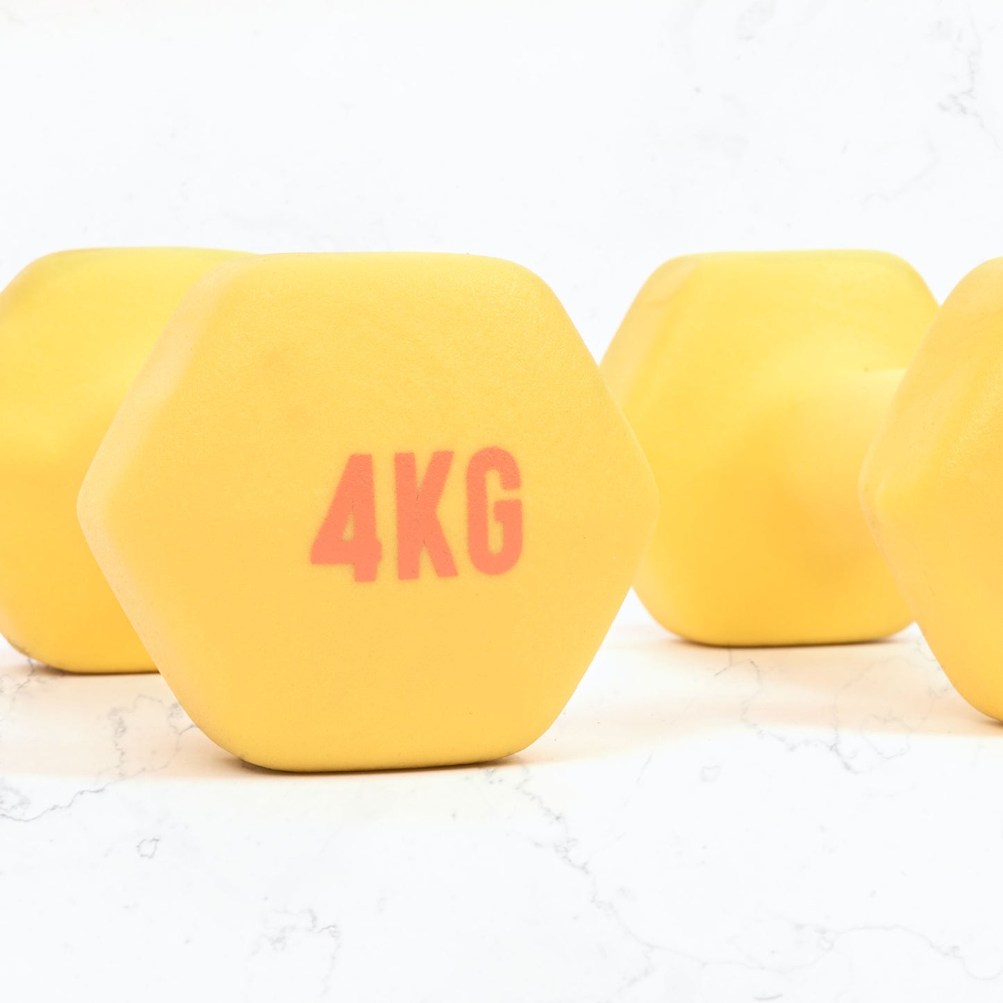 Hexagonal Dumbbell - 4kg Pair