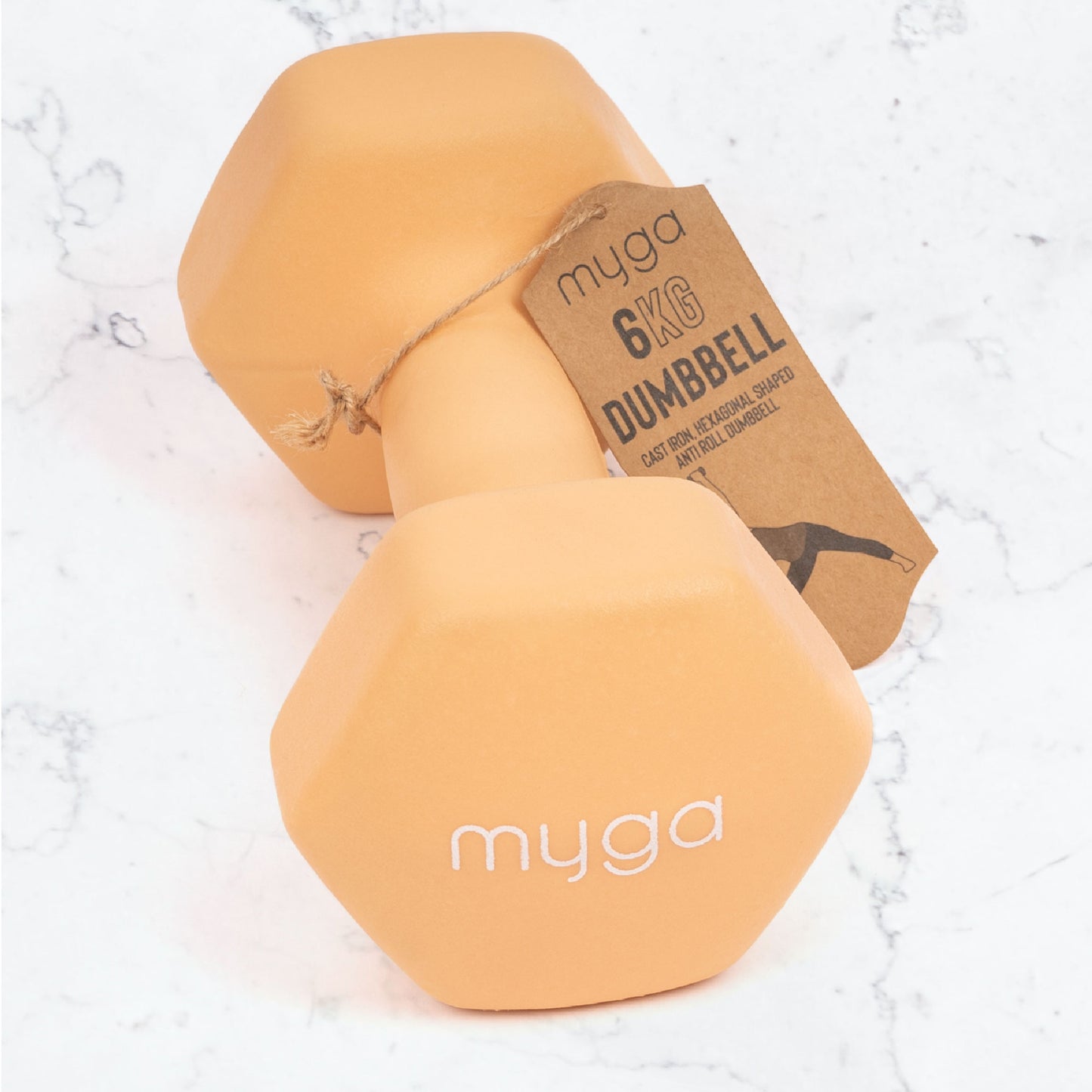 Hexagonal Dumbbell - 6kg Pair